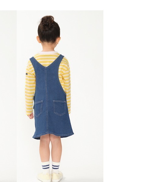 Moujonjon（ムージョンジョン）の「ジャンパースカート（ジャンパースカート・キッズ・ネイビー/その他1・110/100/90/140/130/120）」の13枚目の写真
