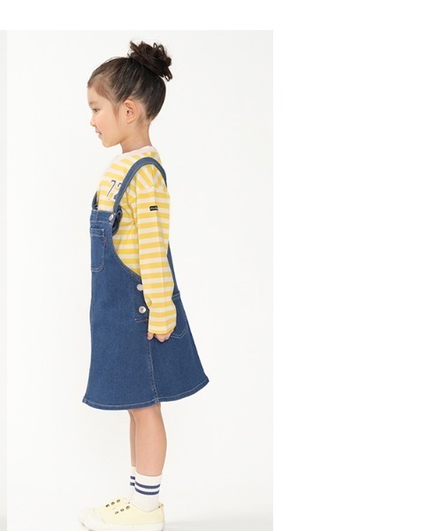 Moujonjon（ムージョンジョン）の「ジャンパースカート（ジャンパースカート・キッズ・ネイビー/その他1・110/100/90/140/130/120）」の14枚目の写真