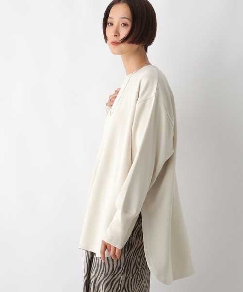 ハンドメイド　ワンピース セール】ステッチラウンドチュニック 289255（Tシャツ