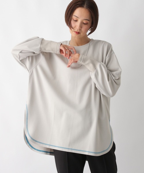翔M LEPSIM（レプシィム）の「ステッチラウンドチュニック 289255（Tシャツ