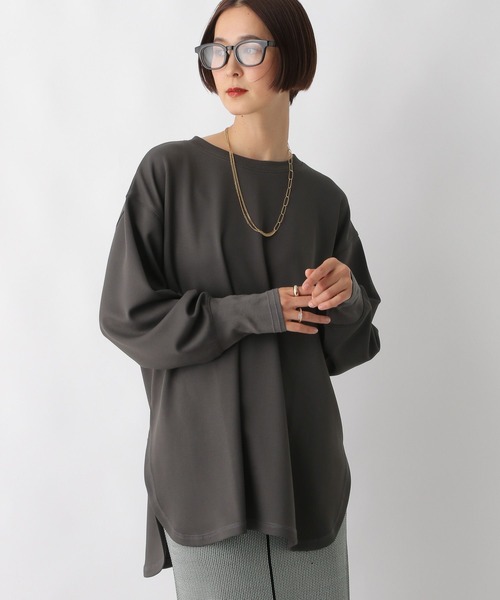 ハンドメイド　ワンピース セール】ステッチラウンドチュニック 289255（Tシャツ
