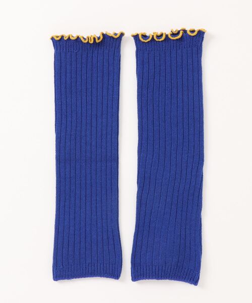 KIVISDOU（キビスドウ）の「ちょびウール メローリブ アーム・レッグ ウォーマー（アームカバー・レディース・イエロー/オレンジ/ロイヤルブルー/ブラック・F）」の14枚目の写真