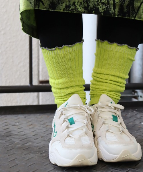 KIVISDOU（キビスドウ）の「ちょびウール メローリブ アーム・レッグ ウォーマー（アームカバー・レディース・イエロー/オレンジ/ロイヤルブルー/ブラック・F）」の9枚目の写真