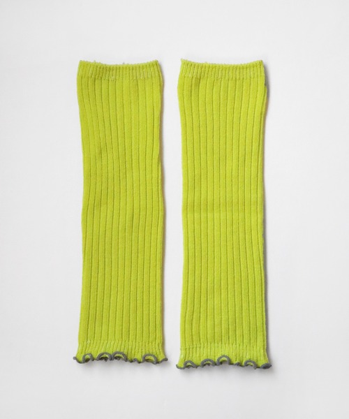 KIVISDOU（キビスドウ）の「ちょびウール メローリブ アーム・レッグ ウォーマー（アームカバー・レディース・イエロー/オレンジ/ロイヤルブルー/ブラック・F）」の22枚目の写真