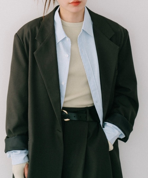 DRWCYS（ドロシーズ）の「ピンストライプシャツ（シャツ/ブラウス・レディース・ピンク/ブルー・FREE）」の12枚目の写真