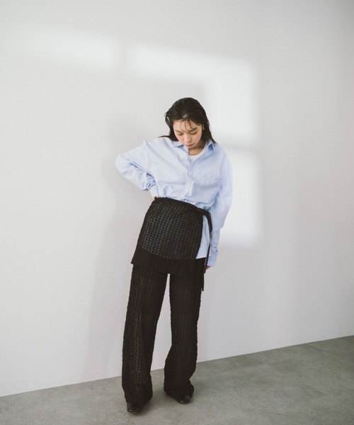 DRWCYS（ドロシーズ）の「ピンストライプシャツ（シャツ/ブラウス・レディース・ピンク/ブルー・FREE）」の19枚目の写真