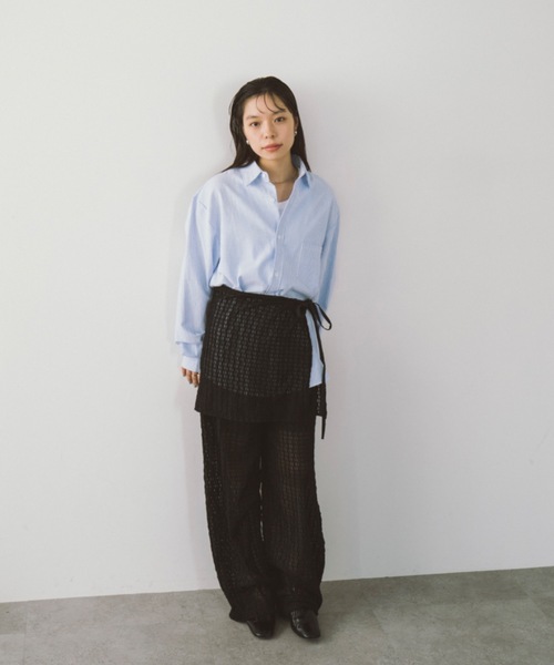 DRWCYS（ドロシーズ）の「ピンストライプシャツ（シャツ/ブラウス・レディース・ピンク/ブルー・FREE）」の20枚目の写真