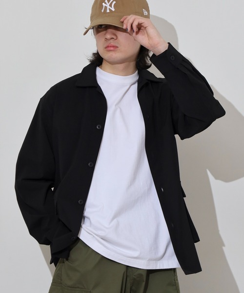MMMM（エムエムエムエム）の「MMMM マルチポケットシャツ/ストレッチ（シャツ/ブラウス・メンズ・ベージュ/ブラック・L/XL/M）」の10枚目の写真