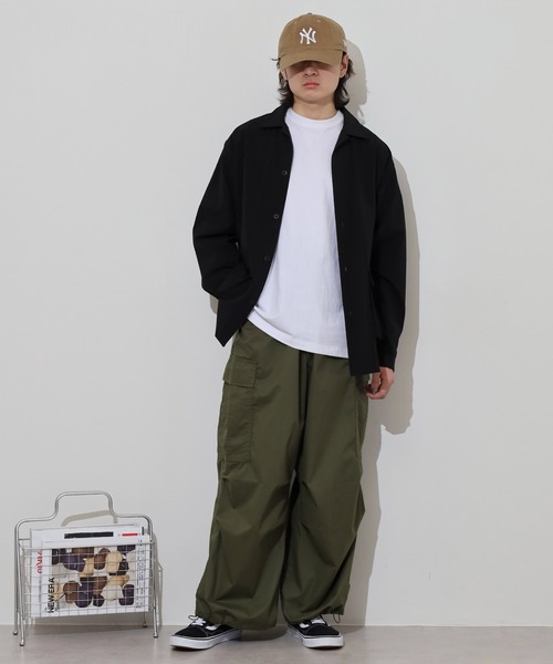 MMMM（エムエムエムエム）の「MMMM マルチポケットシャツ/ストレッチ（シャツ/ブラウス・メンズ・ベージュ/ブラック・L/XL/M）」の3枚目の写真