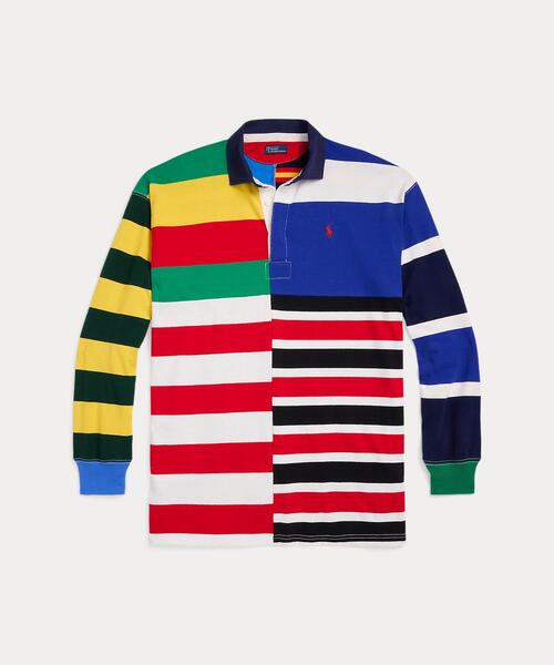 Ralph Lauren RUGBY ラルフローレンパッチワーク柄トートバッグ Ralph Lauren RUGBY ラルフローレンパッチワーク柄トートバッグ
