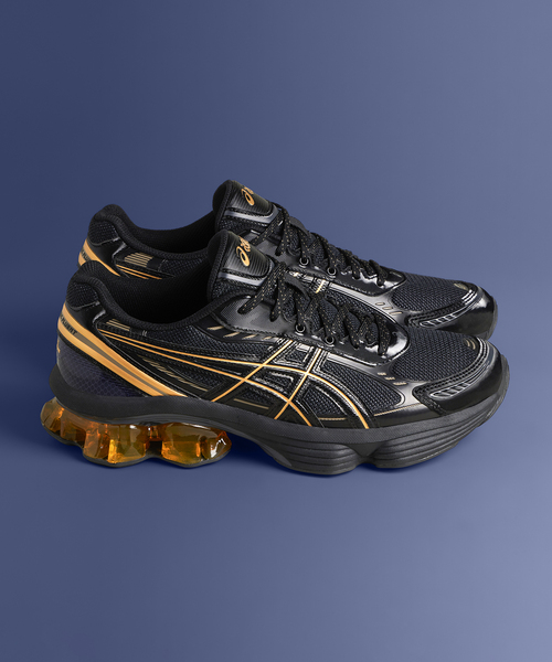 【新品】asics GEL-KINETIC FLUENT　ブラック/ゴールド Asics Gel-Kinetic Fluent “Black Gold”が国内1月24日より発売