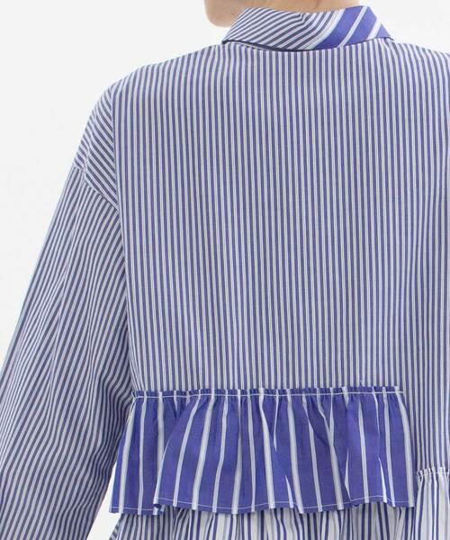 miscアシメトリー裾フリルシャツ SUMMER SALE】miscアシメトリー裾フリルシャツ | COO ONLINE