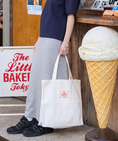 リトルトゥース トートバッグ The Little BAKERY TOKYO × forksy.】ワンポイントロゴ キャンバス