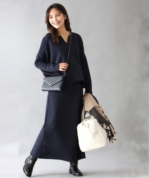 旅行や長時間移動に◎疲れない旅楽セット(長袖Ver.） スカート