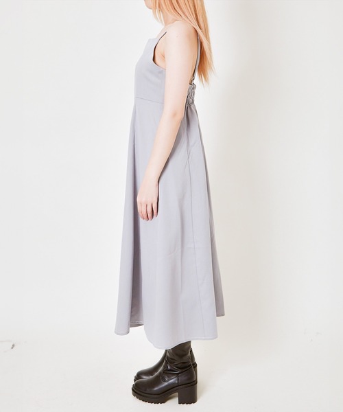 GORGE(ゴージ)の「《シャツ×キャミSET》レディース シャツセットワンピース レイヤード風 春夏秋(ワンピース・レディース・スミクロ/サックスブルー/グレイッシュベージュ・F)」の16枚目の写真