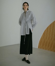 SHAWL COLLAR KNIT ONE PIECE（ワンピース）｜MANOF（マノフ）の 