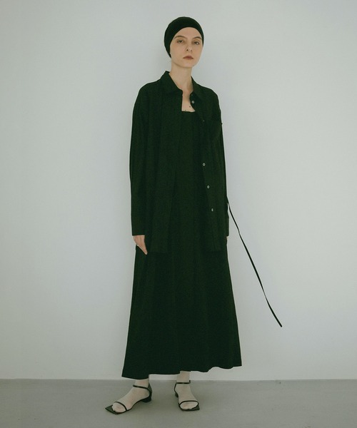 セール】LAYER SHIRT ONE PIECE（ワンピース）｜MANOF（マノフ