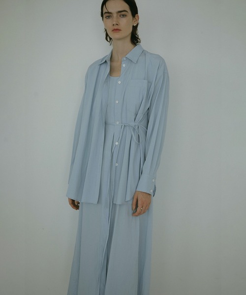 セール】LAYER SHIRT ONE PIECE（ワンピース）｜MANOF（マノフ）の