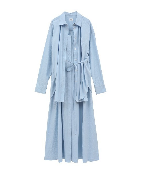 MANOF／2025 LAYER SHIRT ONE PIECE セール】LAYER SHIRT ONE PIECE（ワンピース）｜MANOF（マノフ