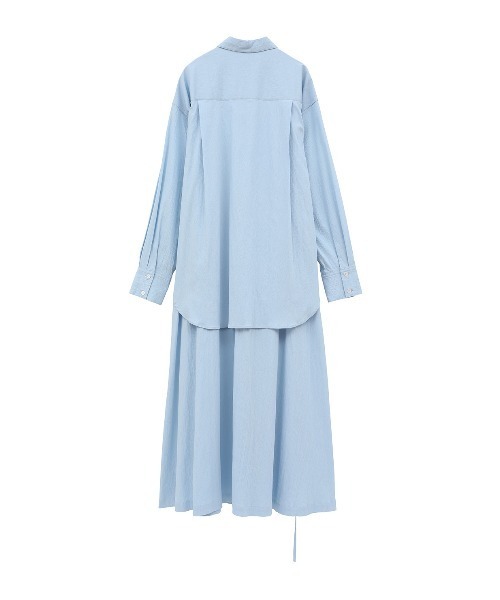 セール】LAYER SHIRT ONE PIECE（ワンピース）｜MANOF（マノフ