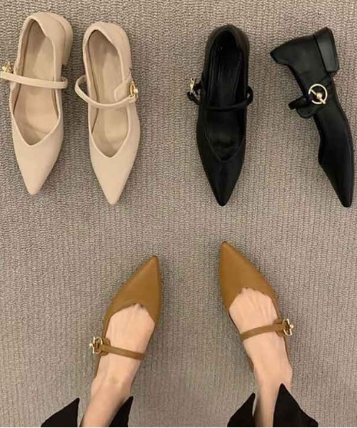 AMELY（エミリー）の「ポインテッドトゥパンプス（パンプス・レディース・ブラック/ベージュ/ブラウン・35/36/37/38/39）」の8枚目の写真