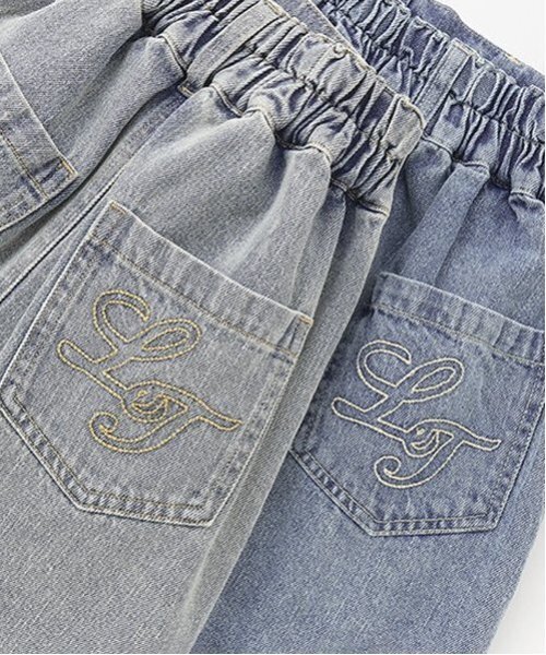 LOVETOXIC（ラブトキシック）の「【GOODPRICE】オシャ見え切替えスカート（スカート・キッズ・グレー/ブラック/ライトブルー/ネイビー/ブルー・M:150cm/S:140cm/L:160cm）」の13枚目の写真