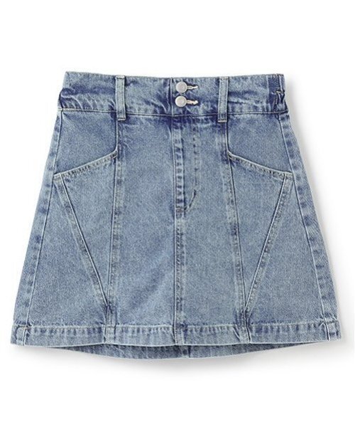 LOVETOXIC（ラブトキシック）の「【GOODPRICE】オシャ見え切替えスカート（スカート・キッズ・グレー/ブラック/ライトブルー/ネイビー/ブルー・M:150cm/S:140cm/L:160cm）」の18枚目の写真