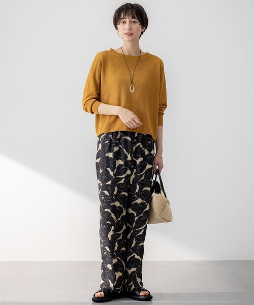 25SS 今期 美品 23区【杏さん着用】ピュアリネン ワイド ニット 46 25SS 今期 美品 23区【杏さん着用】ピュアリネン ワイド ニット 46