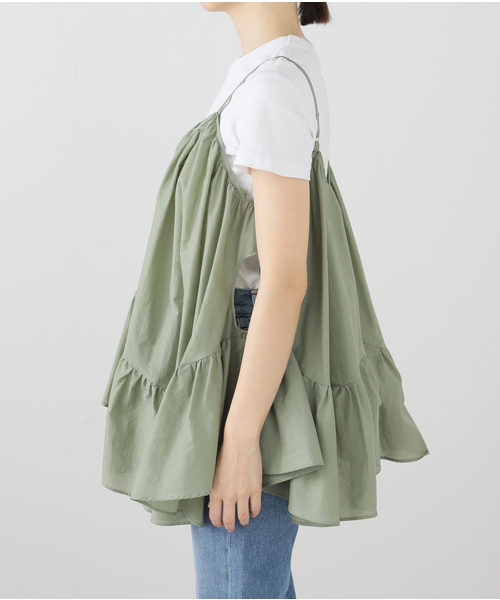 新品未使用　Muller of yoshiokubo FLUFFY CAMI muller of yoshiokubo Camisole Beige 38(Approx. M