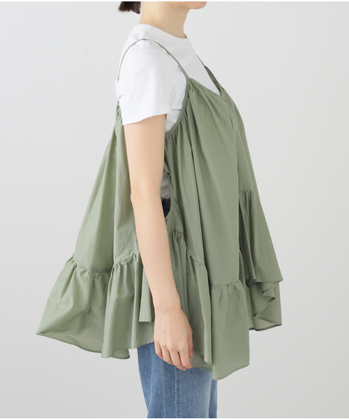 新品未使用　Muller of yoshiokubo FLUFFY CAMI セール】muller of yoshiokubo/ミュラーオブヨシオクボ GATHER