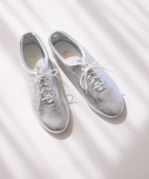 CROWN JAZZ（クラウンジャズ）の「【WEB限定】【CROWN/クラウン】DANCE JAZZシューズ シルバー（ドレスシューズ・レディース・シルバー・4/6/5）」の4枚目の写真