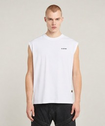 G-STAR | BOXY T-SHIRT/オーバーサイズワンポイントスリーブレスTシャツ(Tシャツ/カットソー)