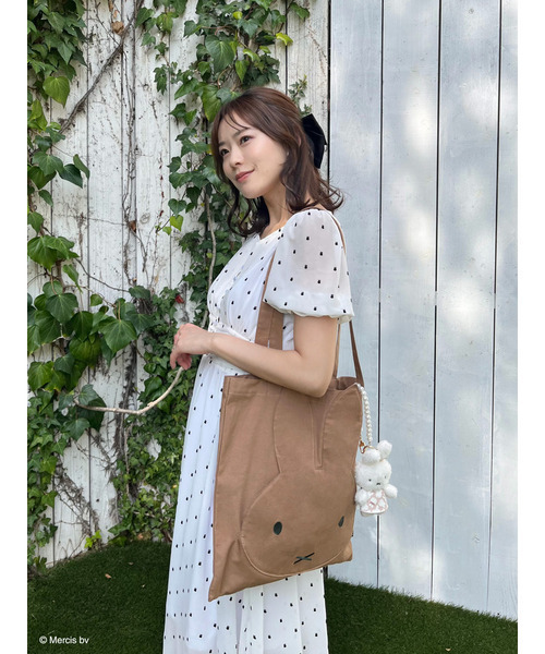 みぃ miffy】衿ティアードワンピース(80cm チャコール): キッズ - ナルミヤ