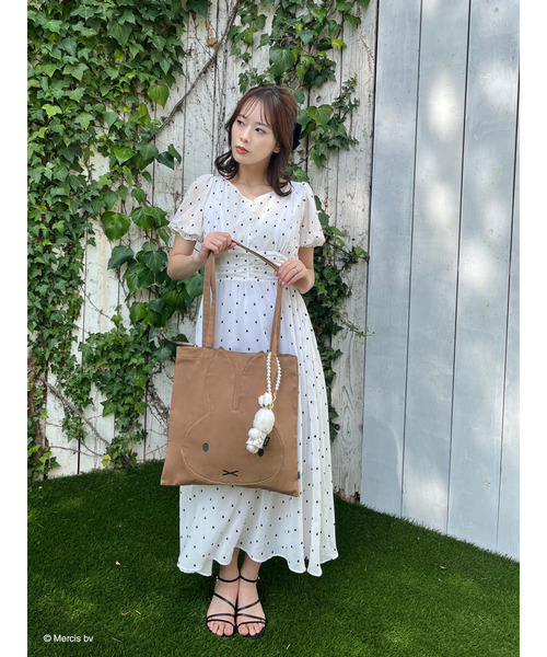 miffy 総柄フレアワンピース（ワンピース）｜Miffy（ ミッフィー）の