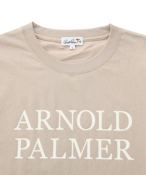 Arnold Palmer（アーノルドパーマー）の「フロッキーロゴ シェア 半袖 Tシャツ（Tシャツ/カットソー・レディース・ライトベージュ/ホワイト/チャコールグレー・L/M/S/XS/LL）」の11枚目の写真