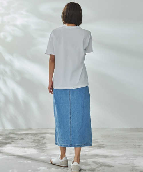 Arnold Palmer（アーノルドパーマー）の「フロッキーロゴ シェア 半袖 Tシャツ（Tシャツ/カットソー・レディース・ライトベージュ/ホワイト/チャコールグレー・L/M/S/XS/LL）」の13枚目の写真