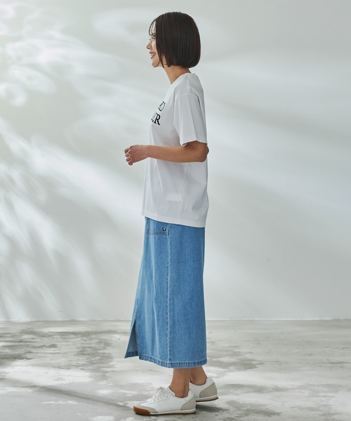 Arnold Palmer（アーノルドパーマー）の「フロッキーロゴ シェア 半袖 Tシャツ（Tシャツ/カットソー・レディース・ライトベージュ/ホワイト/チャコールグレー・L/M/S/XS/LL）」の14枚目の写真