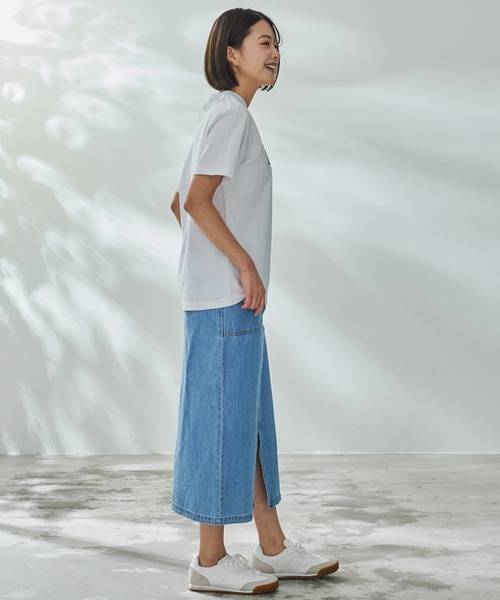 Arnold Palmer（アーノルドパーマー）の「フロッキーロゴ シェア 半袖 Tシャツ（Tシャツ/カットソー・レディース・ライトベージュ/ホワイト/チャコールグレー・L/M/S/XS/LL）」の6枚目の写真