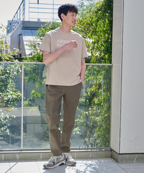 Arnold Palmer（アーノルドパーマー）の「フロッキーロゴ シェア 半袖 Tシャツ（Tシャツ/カットソー・レディース・ライトベージュ/ホワイト/チャコールグレー・L/M/S/XS/LL）」の22枚目の写真