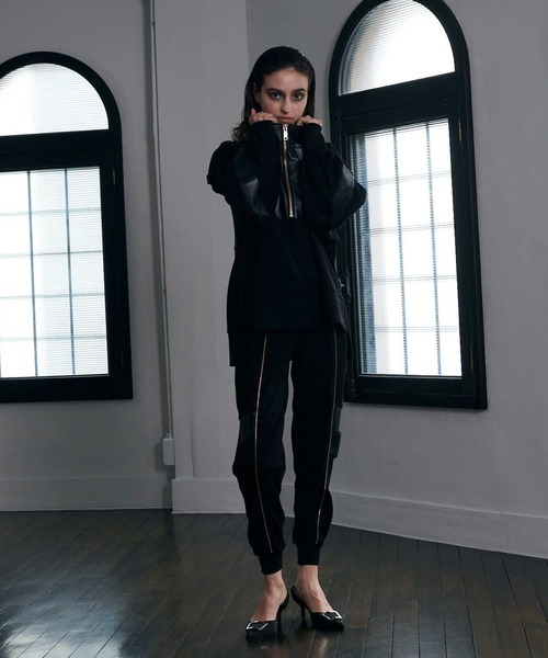 セール】異素材切替スエットパンツ（サイズ対応/セットアップ対応