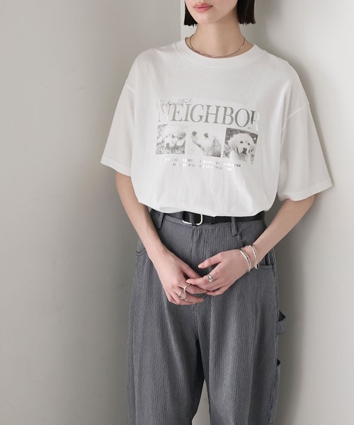 vonfranco 半袖シャツ 白 グラフィックプリント グラフィティプリントTシャツ - ホワイト | ZARA Japan / 日本