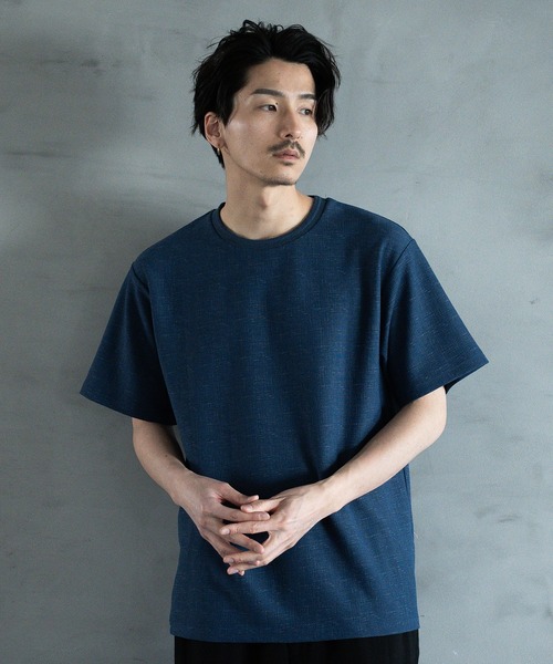 RATTLE TRAP(ラトルトラップ)の「ランダムメッシュジャガードT(Tシャツ/カットソー・メンズ・ホワイト/ネイビー/ブラック・M/L)」の19枚目の写真