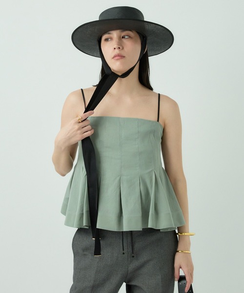 Chaos（カオス）の「Chaos(カオス)/キャロルキャミ（シャツ/ブラウス・レディース・グリーン/ブラック・FREE）」の13枚目の写真