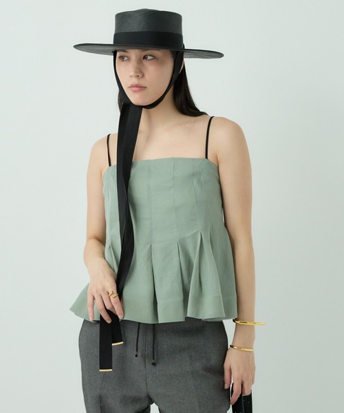 Chaos（カオス）の「Chaos(カオス)/キャロルキャミ（シャツ/ブラウス・レディース・グリーン/ブラック・FREE）」の14枚目の写真