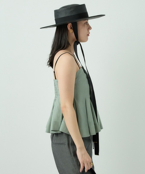 Chaos（カオス）の「Chaos(カオス)/キャロルキャミ（シャツ/ブラウス・レディース・グリーン/ブラック・FREE）」の15枚目の写真
