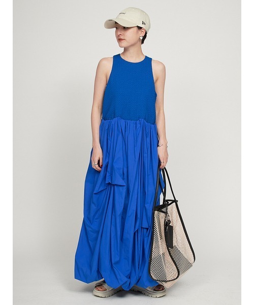 emmi（エミ）の「コットンメッシュトートバッグ（ショルダーバッグ・レディース・ネイビー/ブラウン/その他・FREE）」の22枚目の写真