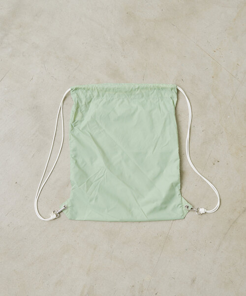 WHIMSIC（ウィムジック）の「*【WHIMSIC】ナイロンナップサック（バックパック/リュック・レディース・ブラック/ホワイト/ミント・FREE）」の5枚目の写真