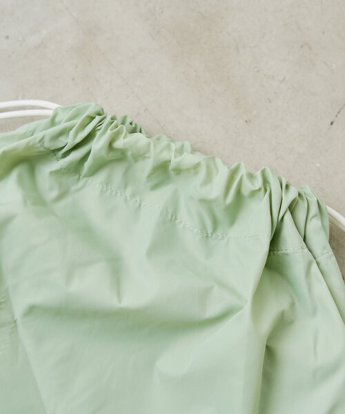 WHIMSIC（ウィムジック）の「*【WHIMSIC】ナイロンナップサック（バックパック/リュック・レディース・ブラック/ホワイト/ミント・FREE）」の7枚目の写真