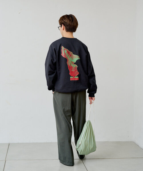 WHIMSIC（ウィムジック）の「*【WHIMSIC】ナイロンナップサック（バックパック/リュック・レディース・ブラック/ホワイト/ミント・FREE）」の10枚目の写真