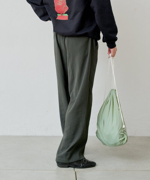 WHIMSIC（ウィムジック）の「*【WHIMSIC】ナイロンナップサック（バックパック/リュック・レディース・ブラック/ホワイト/ミント・FREE）」の12枚目の写真